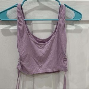 Pink Zaful Cropped Tank Top